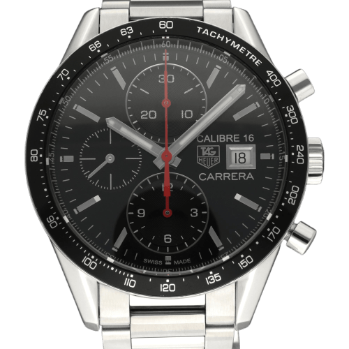 Montre TAG Heuer Carrera - Montre CV201AK en acier 58 Facettes TAG/CAR/011