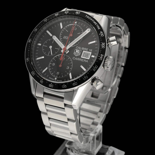 Montre TAG Heuer Carrera - Montre CV201AK en acier 58 Facettes TAG/CAR/011