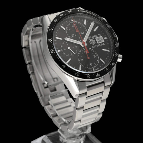 Montre TAG Heuer Carrera - Montre CV201AK en acier 58 Facettes TAG/CAR/011