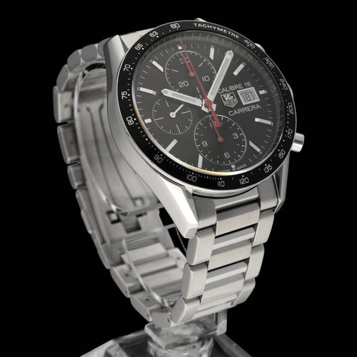 Montre TAG Heuer Carrera - Montre CV201AK en acier 58 Facettes TAG/CAR/011