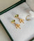 Boucles d'oreilles Boucles d'oreilles puces en or rose et péridots 58 Facettes 738