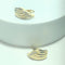 Boucles d'oreilles éventail en or jaune 18 carats 58 Facettes 260051