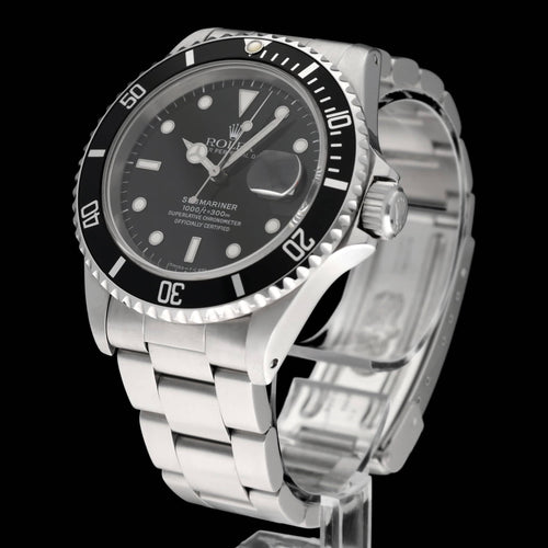 Montre Rolex Submariner Date - Montre 16610 en acier 58 Facettes ROL/SUB/052