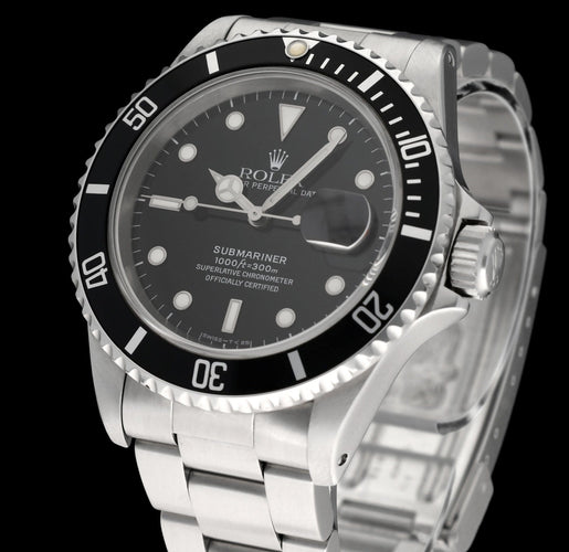 Montre Rolex Submariner Date - Montre 16610 en acier 58 Facettes ROL/SUB/052