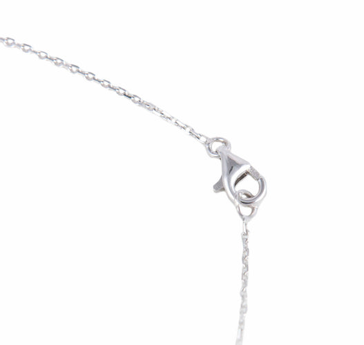 Collier Collier - Pendentif en or blanc diamants 58 Facettes BO/220096