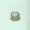 Bague chevalière en or jaune 18 carats et diamants 58 Facettes 260143