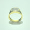 Bague chevalière en or jaune 18 carats et diamants 58 Facettes 260143