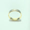 Bague ruban bicolore en or jaune et blanc 18 carats 58 Facettes 260133