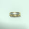 Bague ruban bicolore en or jaune et blanc 18 carats 58 Facettes 260133