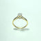 Bague en or jaune 18 carats et diamants 58 Facettes 260139