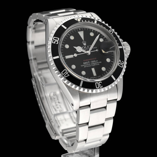 Montre Rolex Submariner Date - Montre 1680 « Red Mark » en acier 58 Facettes