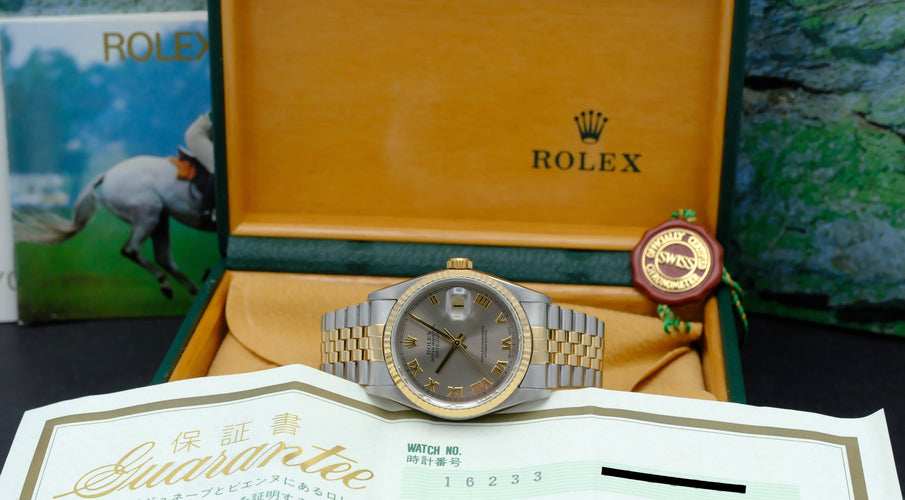 Montre Rolex Datejust - Montre 16233 en or et acier 58 Facettes ROL/DJ1/1386