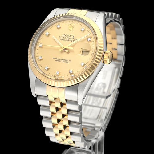 Montre Rolex Datejust - Montre 16013G en or et acier 58 Facettes ROL/DJ1/1396