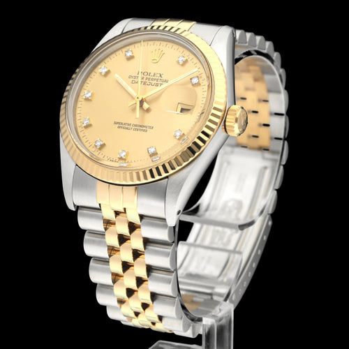 Montre Rolex Datejust - Montre 16013G en or et acier 58 Facettes ROL/DJ1/1396