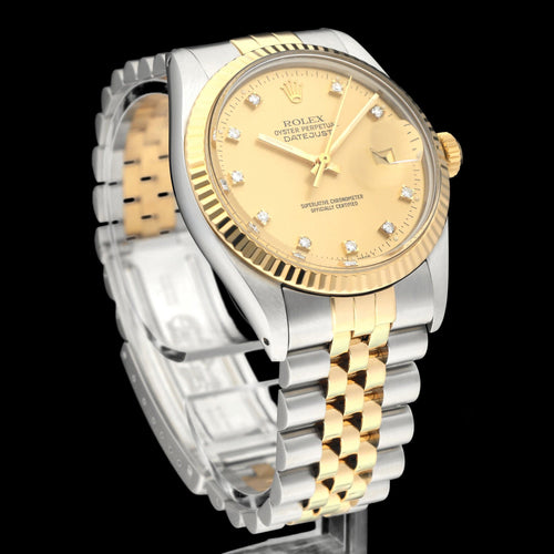 Montre Rolex Datejust - Montre 16013G en or et acier 58 Facettes ROL/DJ1/1396