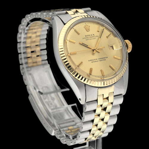 Montre Rolex Datejust - Montre 1601 en or/acier 58 Facettes ROL/DJ1/1237