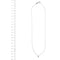 Collier point lumière en or blanc et diamant 0,18 ct 58 Facettes 39236