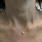 Collier point lumière en or blanc et diamant 0,18 ct 58 Facettes 39236