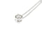 Collier point lumière en or blanc et diamant 0,18 ct 58 Facettes 39236