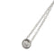 Collier point lumière en or blanc et diamant 0,18 ct 58 Facettes 39236