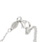 Collier point lumière en or blanc et diamant 0,18 ct 58 Facettes 39236