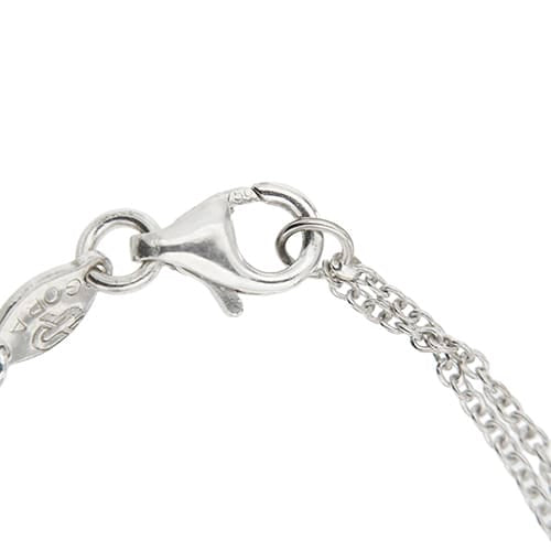 Collier point lumière en or blanc et diamant 0,18 ct 58 Facettes 39236