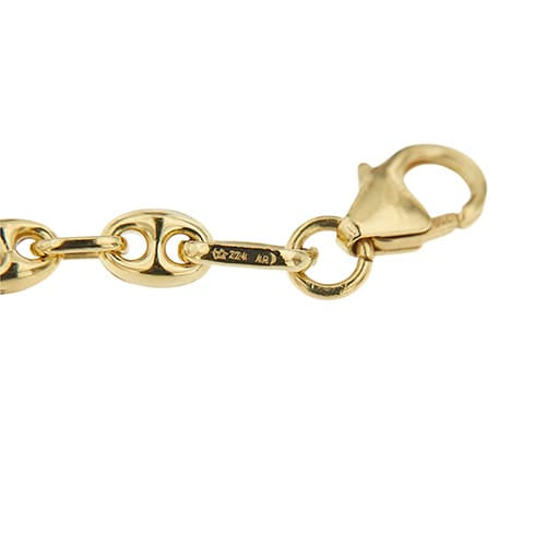 Bracelet maille marine en or jaune 58 Facettes 37818