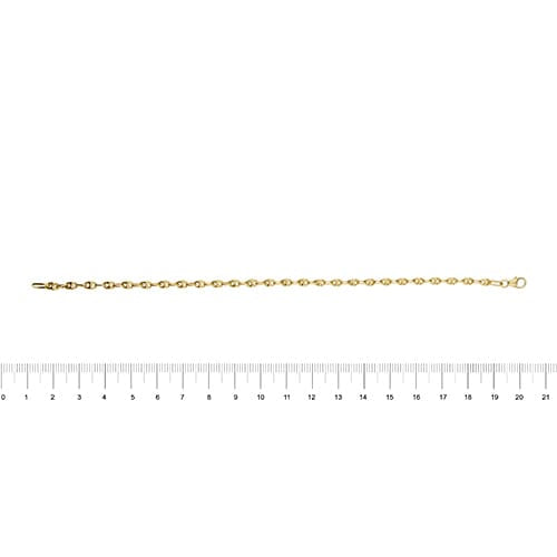 Bracelet maille marine en or jaune 58 Facettes 37818