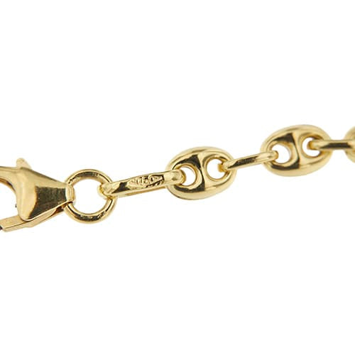 Bracelet maille marine en or jaune 58 Facettes 37818