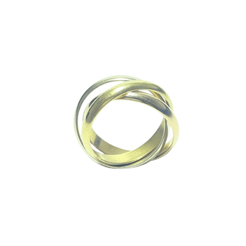Bague Trinity en or 18 carats trois ors 58 Facettes 260063