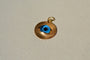 Pendentif Pendentif œil protecteur en or jaune 18 carats et pierre bleue 58 Facettes 3932