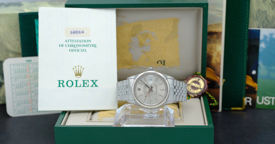 Montre Rolex Datejust - Montre 16014 en acier 58 Facettes ROL/DJ1/1385