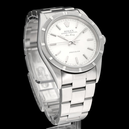 Montre Rolex Air King - Montre 14010 en acier 58 Facettes ROL/AIK/224