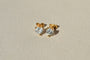 Boucles d'oreilles Boucles d'oreilles cœur en or jaune 18 carats et aigues-marines 58 Facettes 3941