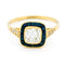 Bague 56 Revival - Bague cible en or jaune 14 ct, diamant et saphirs 58 Facettes DA1A09255C614D638CFD0F8B2578C8BE