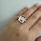 Bague 51 Dodo - Bague tournante animalier en argent et or jaune 58 Facettes 19394