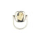 Bague 51 Dodo - Bague tournante animalier en argent et or jaune 58 Facettes 19394