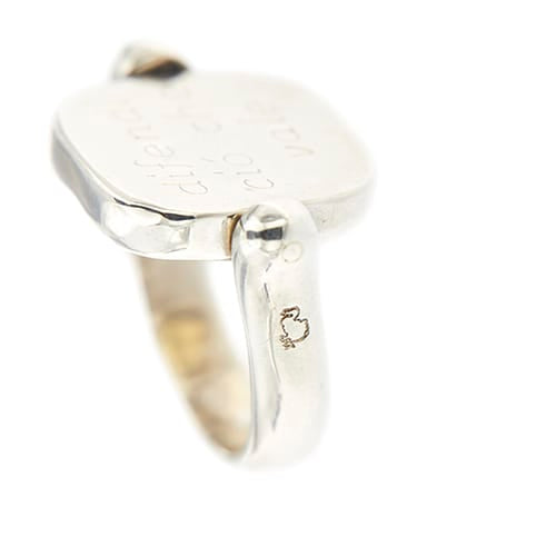 Bague 51 Dodo - Bague tournante animalier en argent et or jaune 58 Facettes 19394