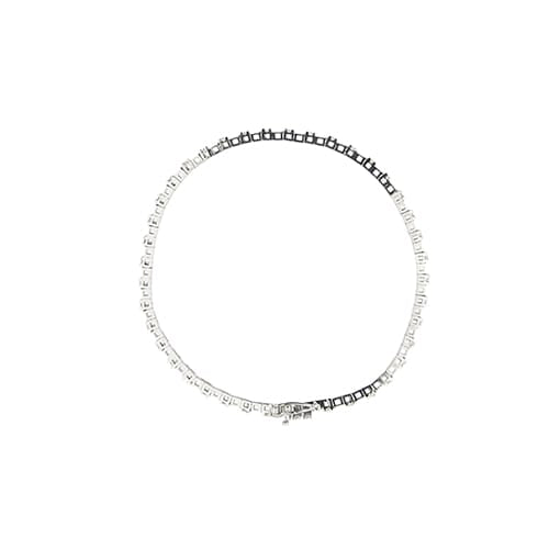 Bracelet tennis en or blanc et diamants 0,54 ct 58 Facettes 39088