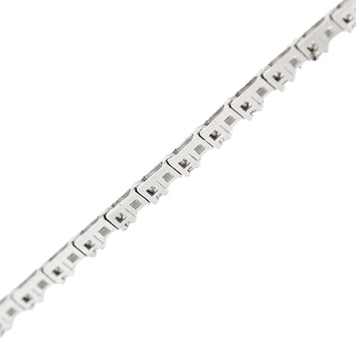 Bracelet tennis en or blanc et diamants 0,54 ct 58 Facettes 39088
