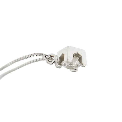 Collier Collier point lumière en or blanc et diamant 0,24 ct 58 Facettes 39095