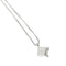 Collier Collier point lumière en or blanc et diamant 0,24 ct 58 Facettes 39095