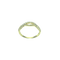 Bague entrelacée en or jaune 18 carats 58 Facettes 260126