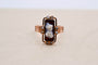 Bague 54 Bague camée en or rose 18 carats et perles 58 Facettes 3931