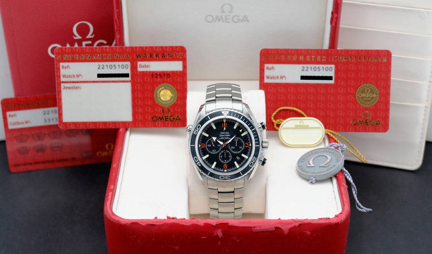 Montre Omega Seamaster Planet Ocean - Montre 2210.51.00 en acier 58 Facettes OMG/SEA/352
