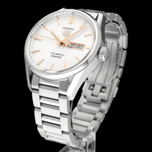 Montre TAG Heuer Carrera - Montre WAR201D-1 en acier 58 Facettes TAG/CAR/010