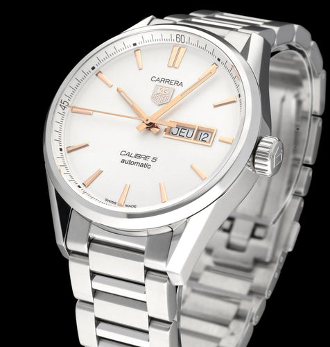 Montre TAG Heuer Carrera - Montre WAR201D-1 en acier 58 Facettes TAG/CAR/010