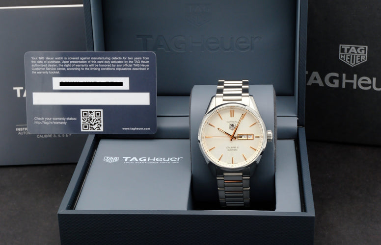 Montre TAG Heuer Carrera - Montre WAR201D-1 en acier 58 Facettes TAG/CAR/010