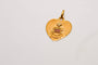 Pendentif Augis - Médaille cœur en or jaune 18 carats et rubis 58 Facettes 3969