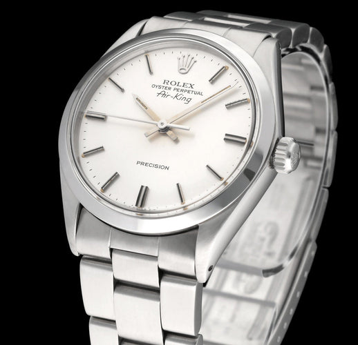 Montre Rolex Air King Precision - Montre 5500 en acier 58 Facettes ROL/AIK/223